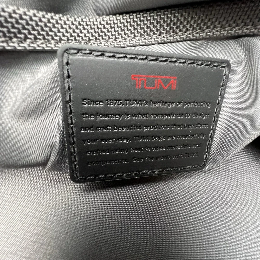 TUMI ALPHA 3 Laptop Briefcase Travel Nylon Tumi Monogrammed JRC NO STRAP